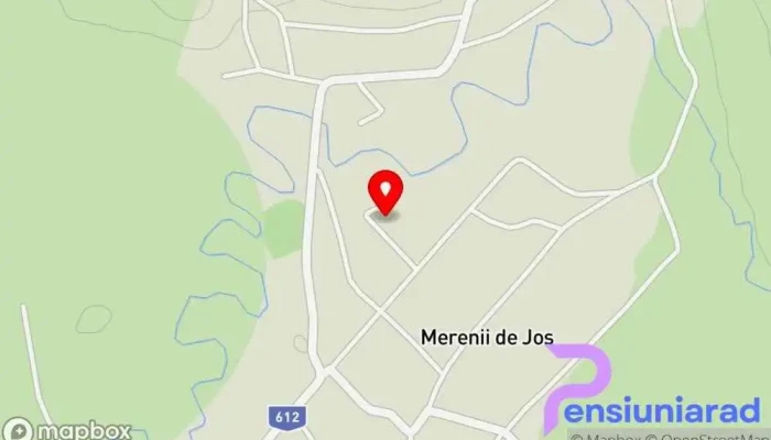 hartă a Merenii de Jos  în Merenii de Jos
