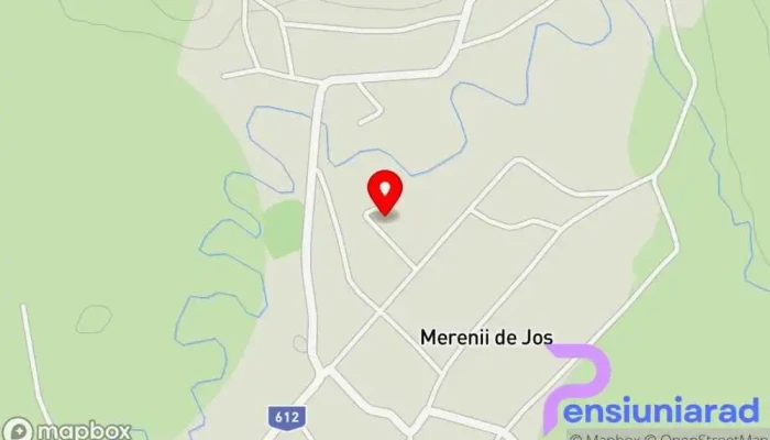 hartă a Merenii de Jos  în Merenii de Jos