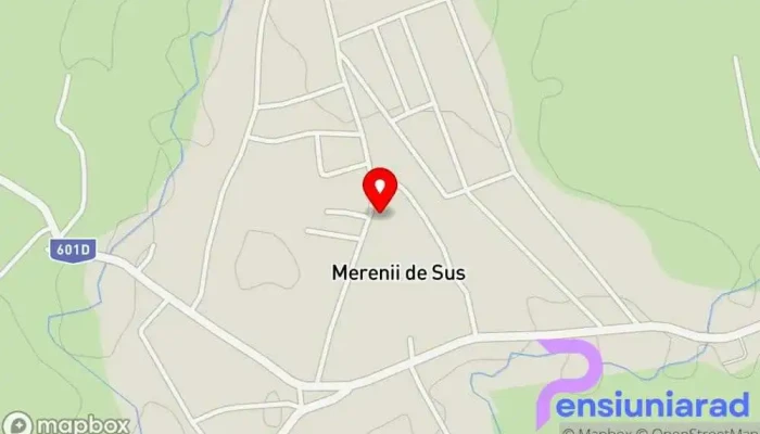 hartă a Merenii de Sus  în Merenii de Sus