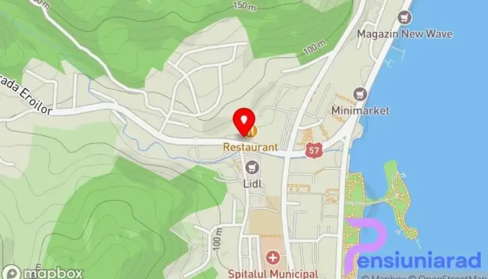 Meridian -  Hartă - Orșova