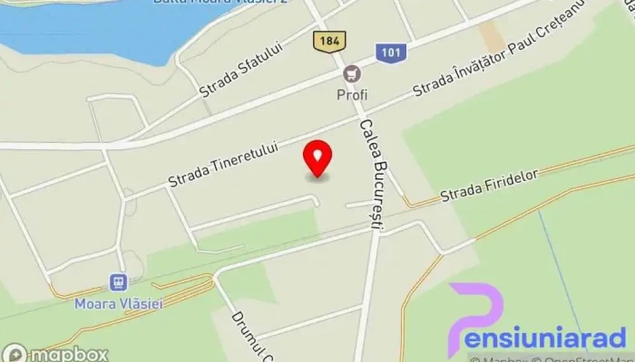 hartă a Moara Vlăsiei  în Moara Vlăsiei
