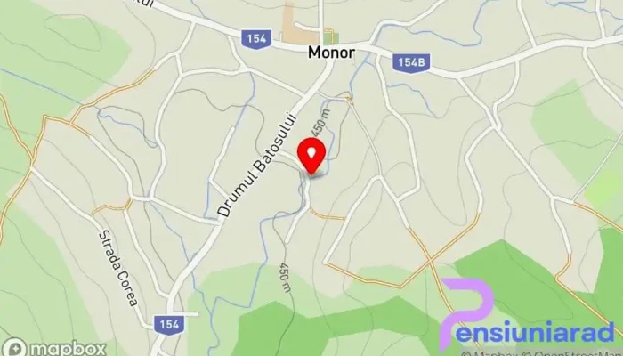 hartă a Monor  în Monor