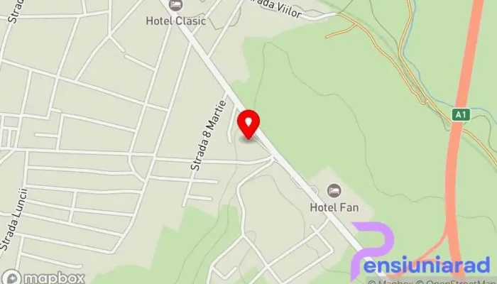 hartă a Motel Dacia Bed & Breakfast, Motel în Sebeș