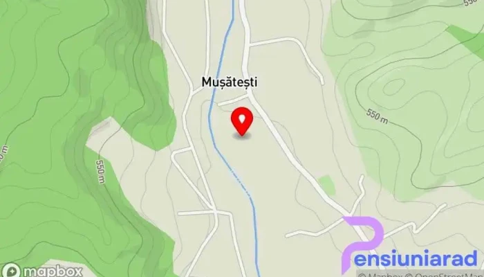 hartă a Mușătești  în Mușătești