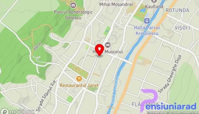 hartă a Musceleanca Restaurant în Câmpulung