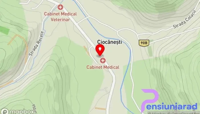 hartă a Muzeul Satului Ciocănești Muzeu cultural în Ciocănești