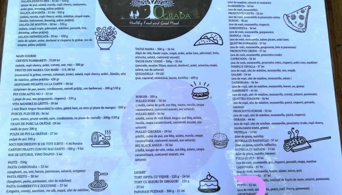 Ograda Urbana Meniu - Ghermănești