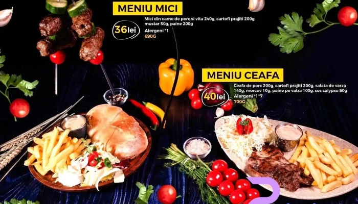 Omnia -  Meniu - Huși