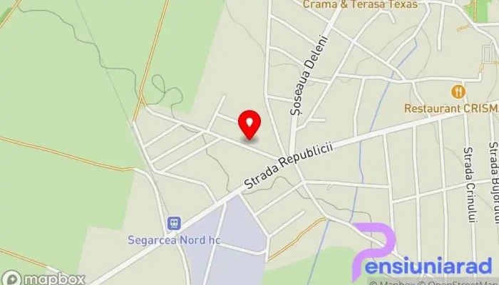 Oras Segarcea Hartă - Romania