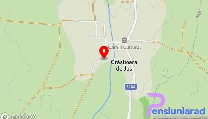 hartă a Orastioara Retreat Cazare în regim hotelier în Orăștioara de Jos
