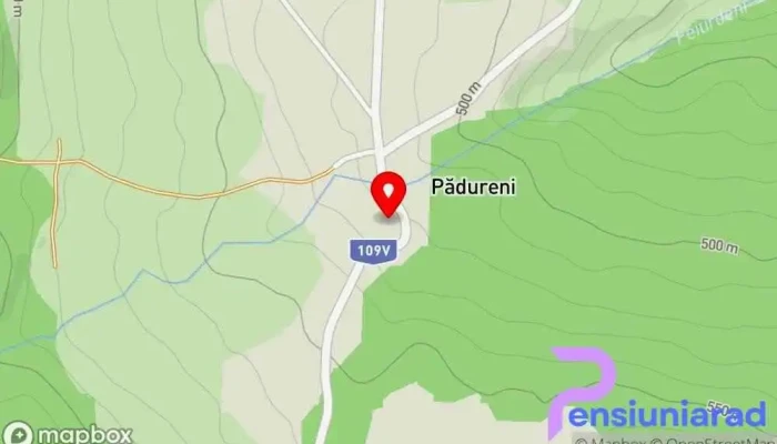 Padureni Hartă - Pădureni