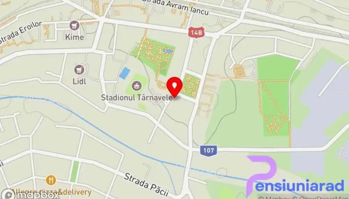 hartă a Palatul Cultural Blaj Centru cultural în Blaj
