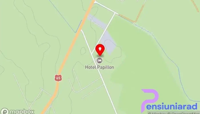 hartă a Papillon Elite Restaurant, Hotel, Locație pentru evenimente muzicale live în Albota