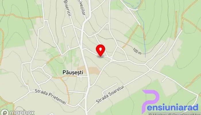 Pausesti Hartă - Păușești