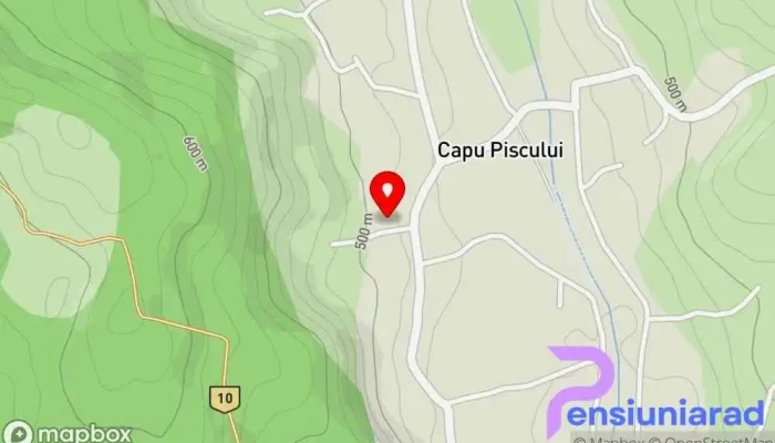 hartă a Pensiunea Agroturistica Piscul Soarelui Restaurant, Bed & Breakfast în Capul Piscului