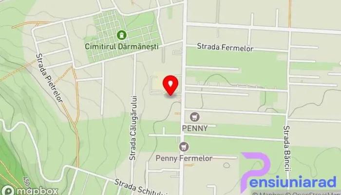 hartă a Pensiunea Aris Meridian Hotel în Piatra Neamț