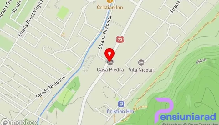 Pensiunea Casa Piedra -  Hartă - Cristian