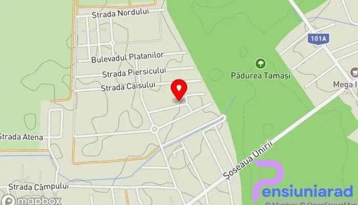 hartă a Pensiunea Corbeanca - cazare si evenimente Bed & Breakfast în Corbeanca