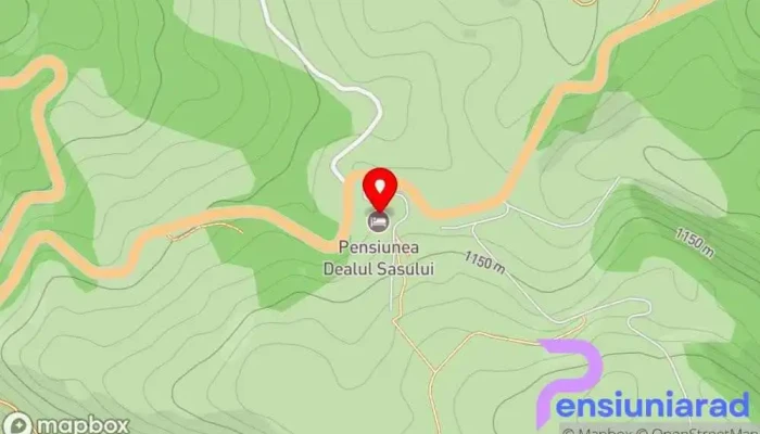 hartă a Pensiunea Dealul Sasului Bed & Breakfast în DN73