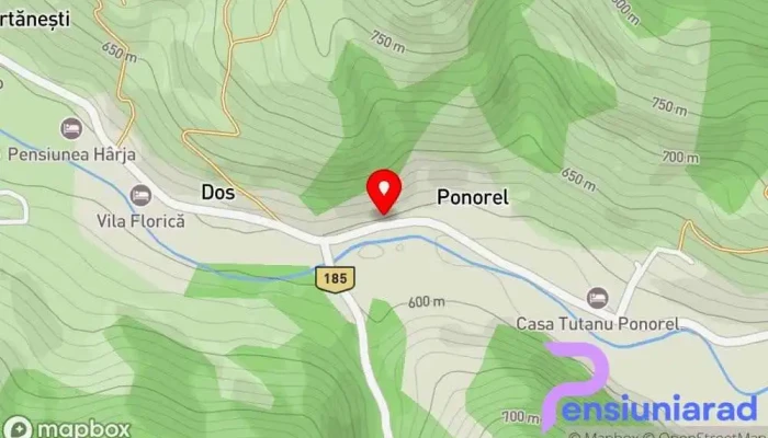 hartă a Pensiunea Drumul Iancului Hotel în Com