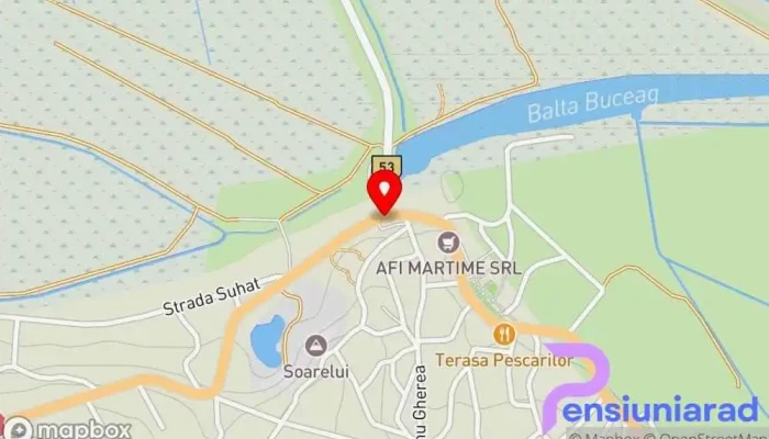 hartă a Pensiunea Dunărea Isaccea Bed & Breakfast în Isaccea