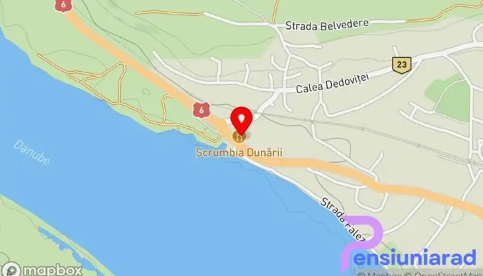 Pensiunea Dunarea Scrumbia Dunarii Hartă - Șimian