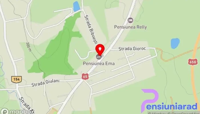 hartă a Pensiunea Ema Restaurant, Hypermarket în Albota