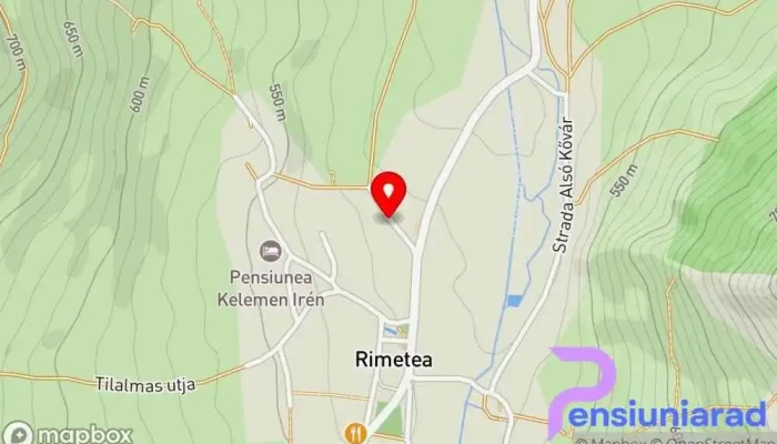 hartă a PENSIUNEA EXIGUL Pensiune în Rimetea
