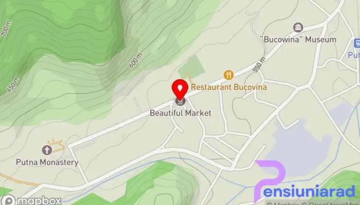 hartă a Pensiunea GAMAS Motel în Putna