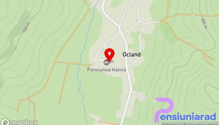Pensiunea Hanna Panzio -  Hartă - Ocland