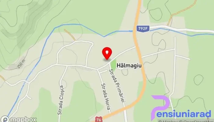 Pensiunea Hanul Motilor -  Hartă - Hălmagiu