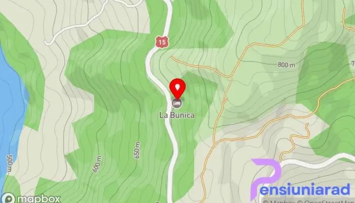 hartă a Pensiunea La bunica Pensiune, Hotel în hangu, Bicaz