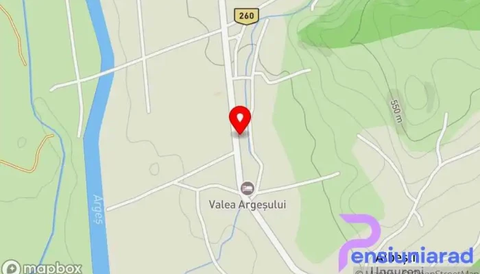 hartă a Pensiunea La Nae Unitate de cazare rurală în Albeștii Ungureni