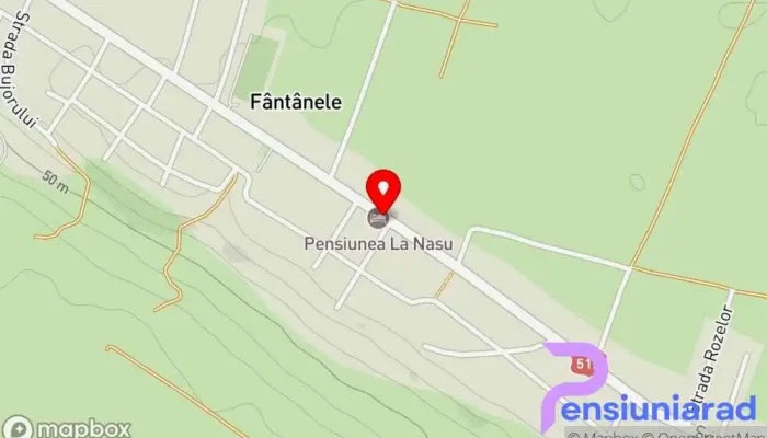 hartă a Pensiunea 