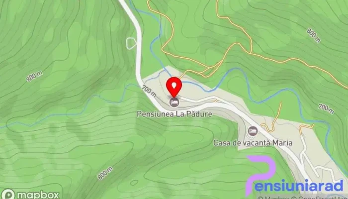 hartă a Pensiunea La Pădure Cheia Bed & Breakfast în Măneciu-Ungureni