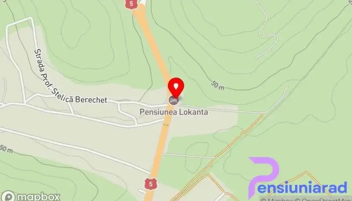 hartă a Pensiunea Lokanta Pensiune de familie în Daia