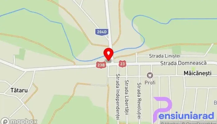 Pensiunea Maicanesti Hartă - Măicănesti