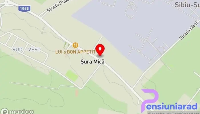 Pensiunea Mirela -  Hartă - Șura Mică