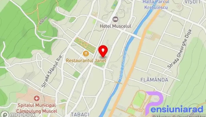 hartă a Pensiunea Nico Pardon Hotel în Câmpulung