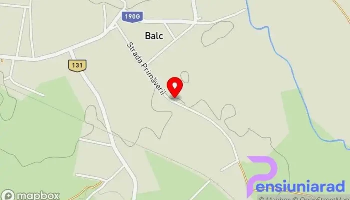 hartă a Pensiunea Oana Bed & Breakfast în Balc