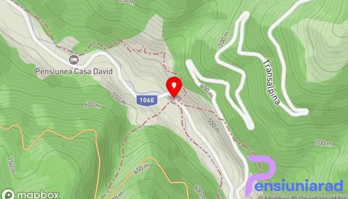 hartă a Pensiunea Petru Bed & Breakfast în Dobra