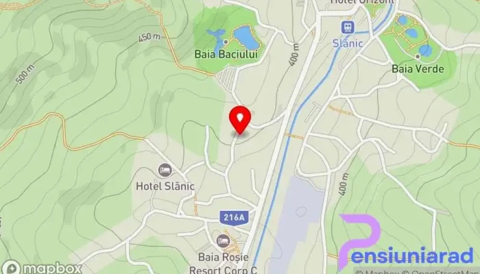 hartă a Pensiunea Top Demac Bed & Breakfast în Slănic
