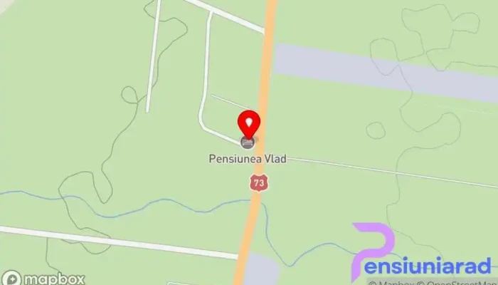 hartă a Pensiunea Vlad Bed & Breakfast în Comuna Micești