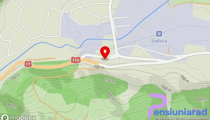 hartă a Pensiunea Vranis Bed & Breakfast, Pensiune în Sadova