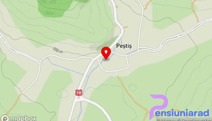 hartă a Peştiş  în Peştiş