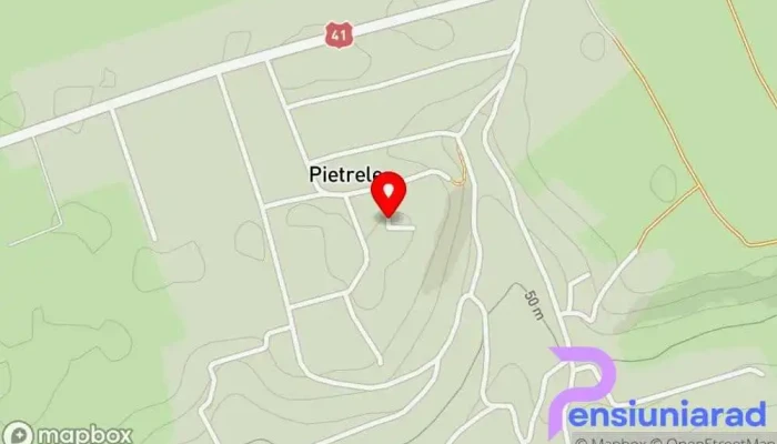 hartă a Pietrele  în Pietrele