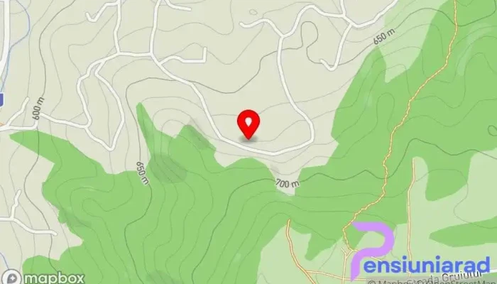 hartă a Piniale Glamping Trib Cazare în Bughea de Jos
