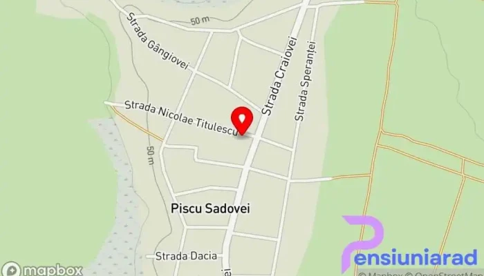 Piscu Sadovei -  Hartă - Piscu Sadovei