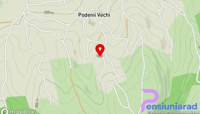 hartă a Podenii Vechi  în Podenii Vechi
