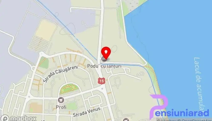 Podu Cu Lanturi Hartă - Bacău